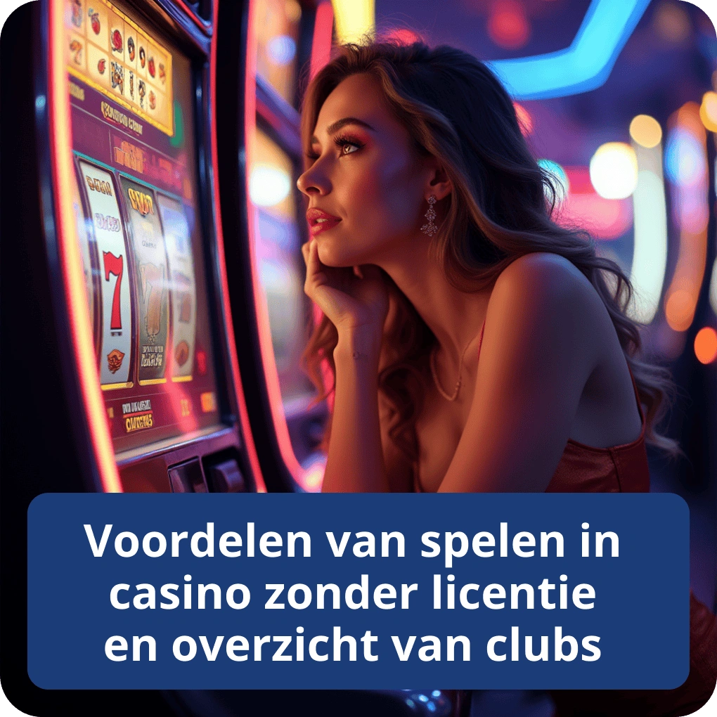 Voordelen van spelen in casino zonder licentie en overzicht van clubs